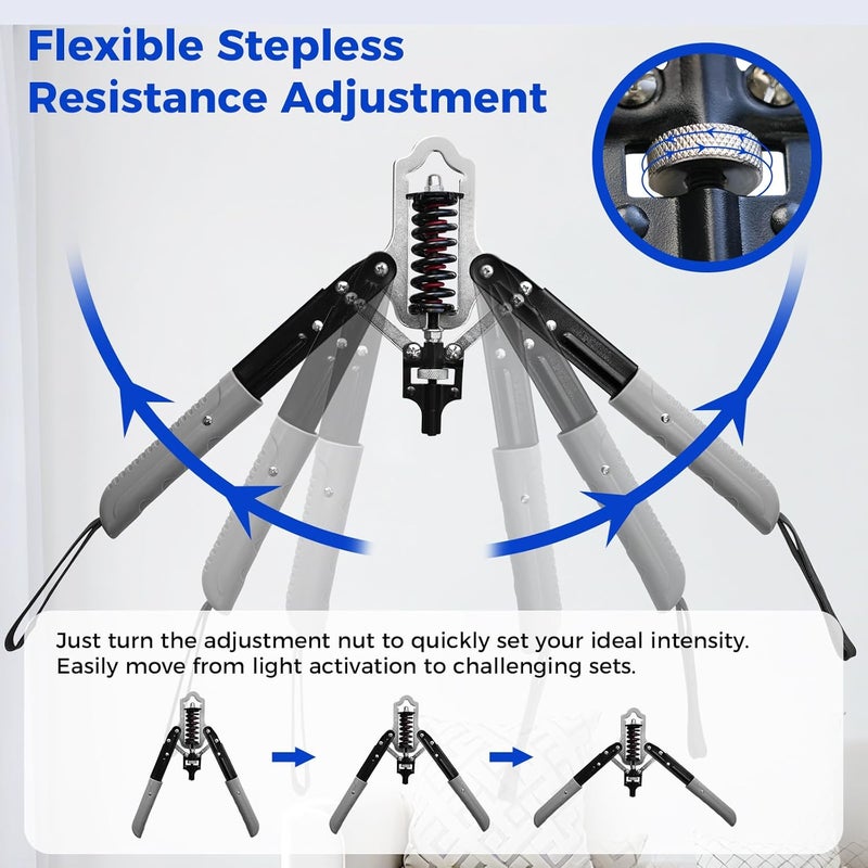DERACY Chest Workout Equipment, Adjustable Forearm Strengthener, Carbon Steel Twister Arm Trainer, Upper Body Strength Trainer for Home Gym - Image 4